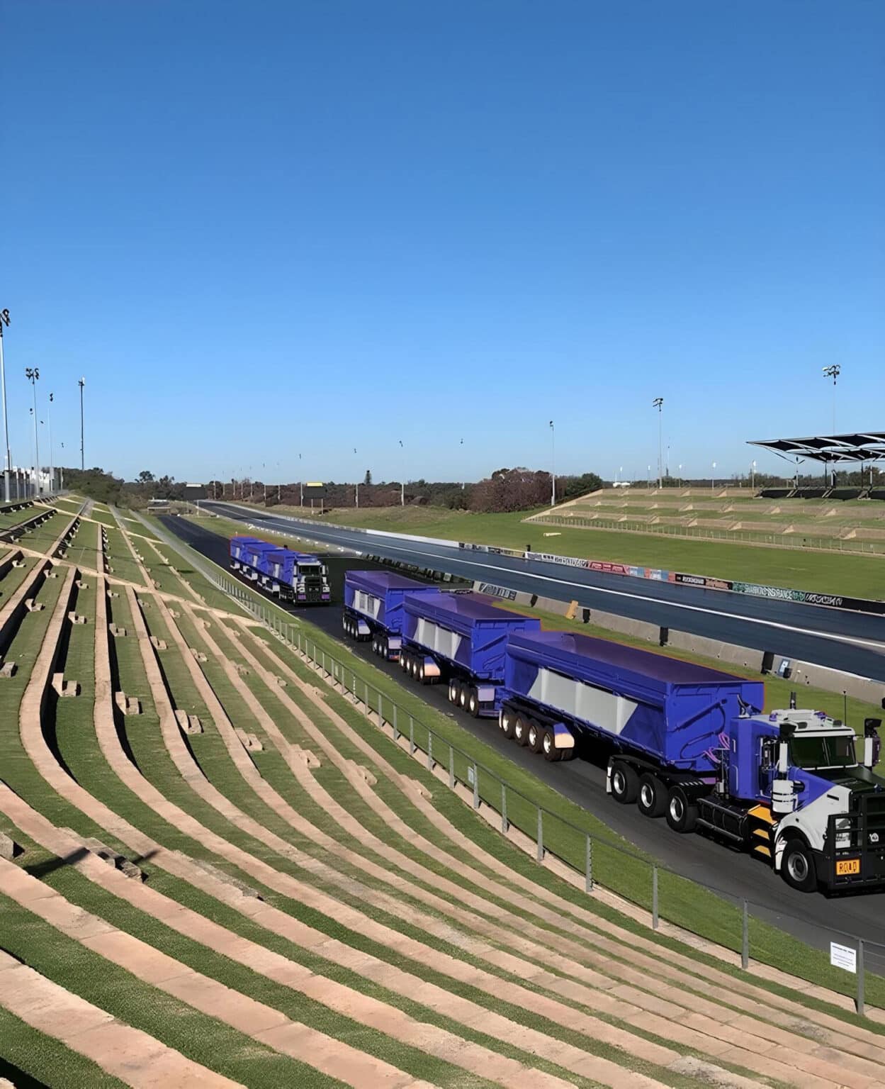 trucks blue
